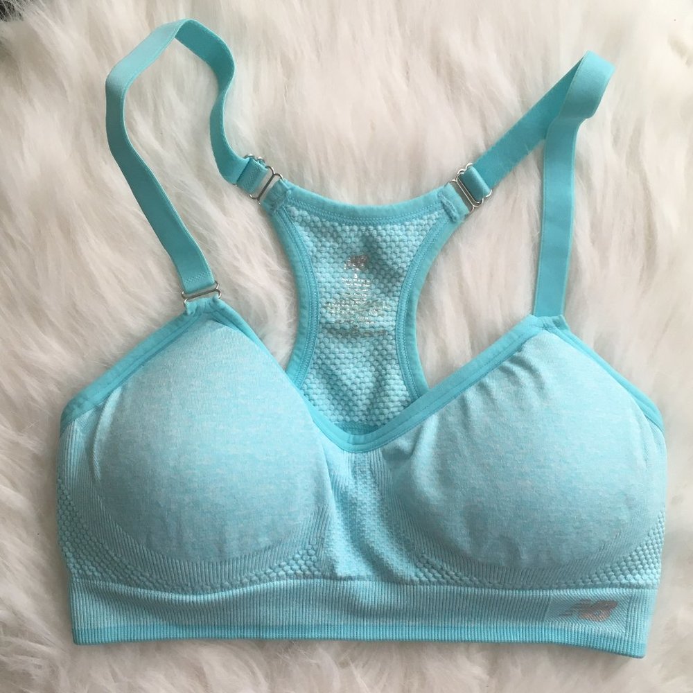 4 for $45! New Balance blue sports bra size S